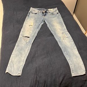Blank Denim distressed Skinny jeans, 27